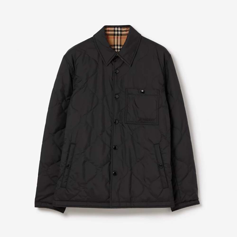 Burberry Men Reversible Thermoregulated Overshirt