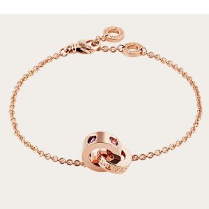 Bvlgari Women Bvlgari Bvlgari 18 KT Rose Gold Bracelet Set