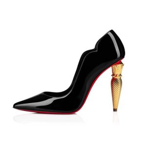 Christian Louboutin Women Lipchick Pump 100 mm Heel Height-Black