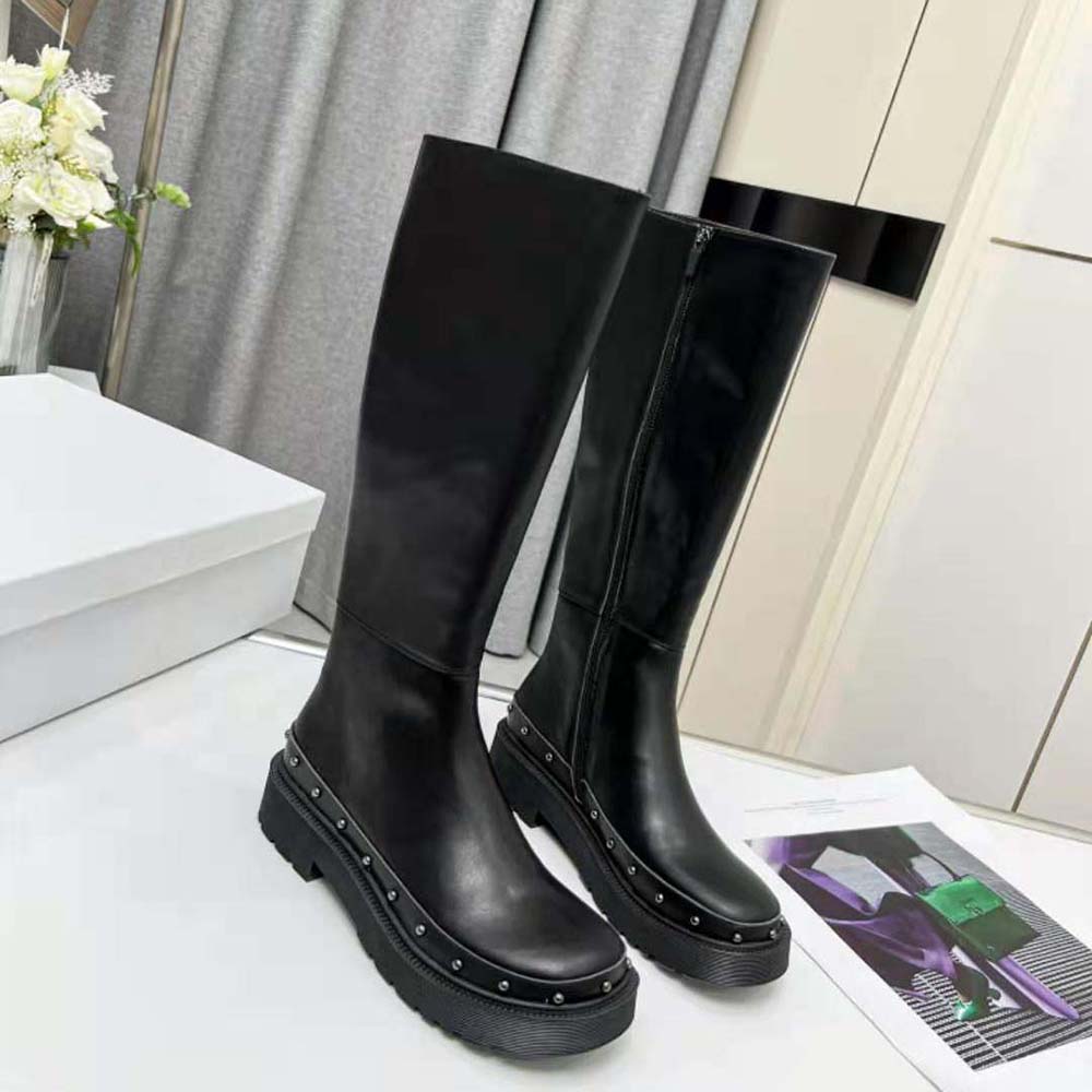 Dior Women Diorquake Boot Black Calfskin - Image 2