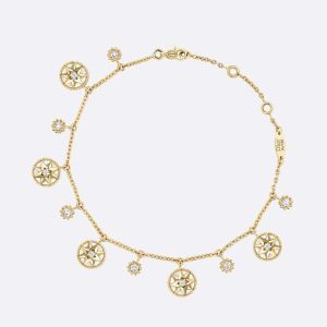 Dior Women Rose Des Vents Bracelet Yellow Gold