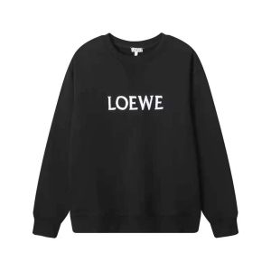 Loewe Women Regular Fit Sweatshirt in Cotton-Black