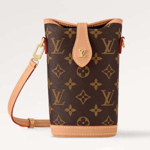 Louis Vuitton LV Unisex Fold Me Pouch Monogram Coated Canvas M80874