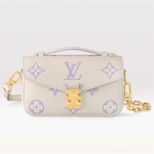 Louis Vuitton LV Women Pochette Métis East West Bag Latte Bubble Tea Purple M23940