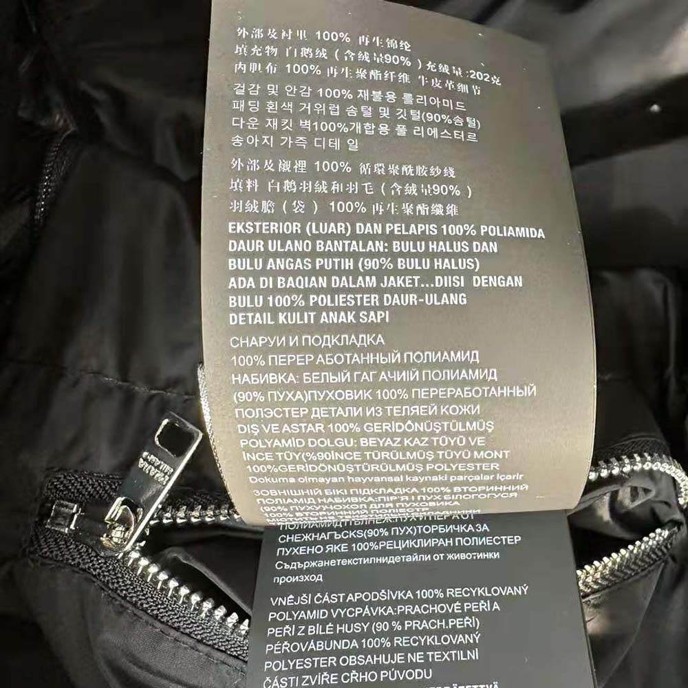 Prada Women Re-Nylon Cropped Hooded Down Jacket-Black - Image 9