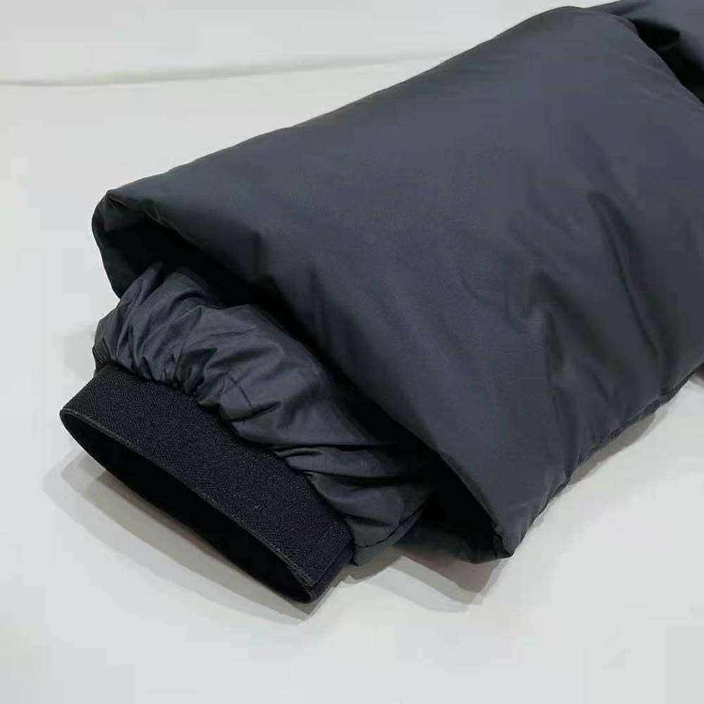 Prada Women Technical Nylon Puffer Jacket-Black - Image 7