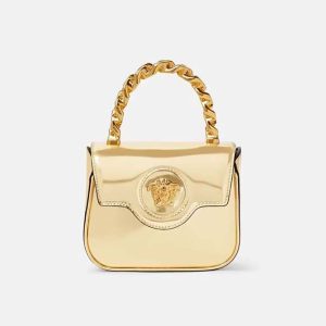 Versace Women La Medusa Mini Bag-Gold 1003016-1A02259_1X00V