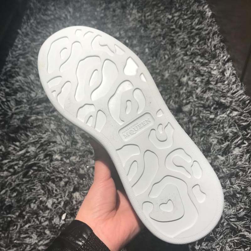 Alexander Mcqueen Unisex Oversized Sneaker with Black Matte Calf Leather - Image 5