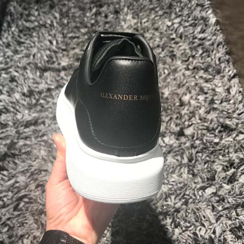 Alexander Mcqueen Unisex Oversized Sneaker with Black Matte Calf Leather - Image 6