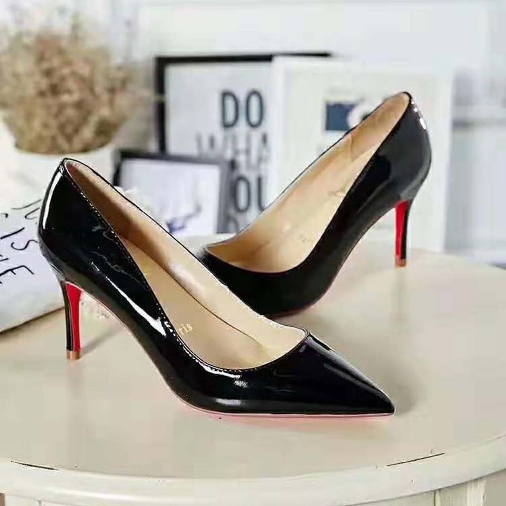 Christian Louboutin Women Shoes Pigalle 85 mm Heel Height-Black - Image 3