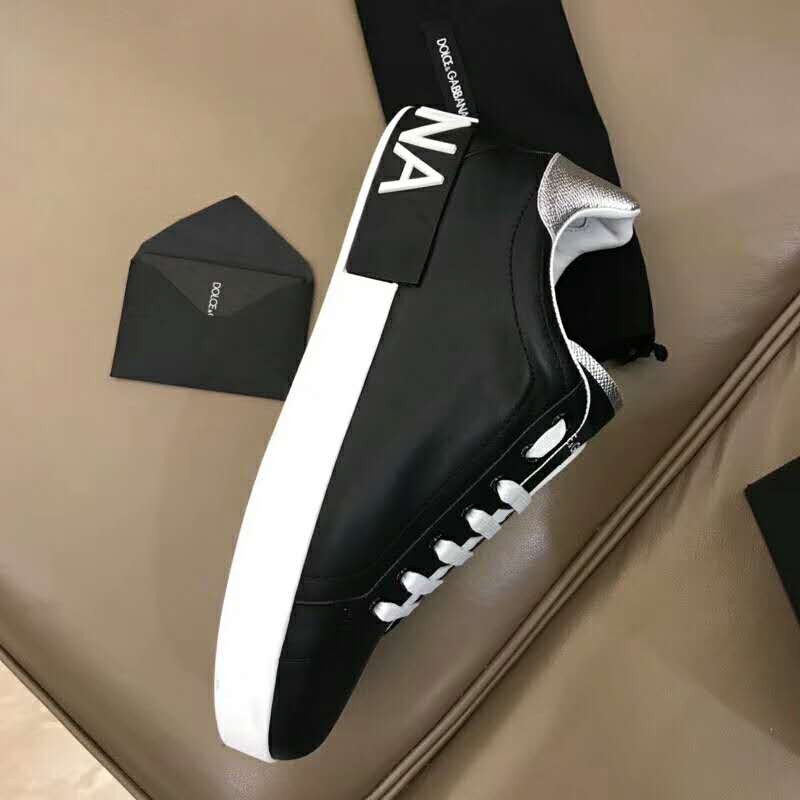 Dolce Gabbana D&G Men Shoes Zapatillas Portofino De Becerro De Napa - Image 6