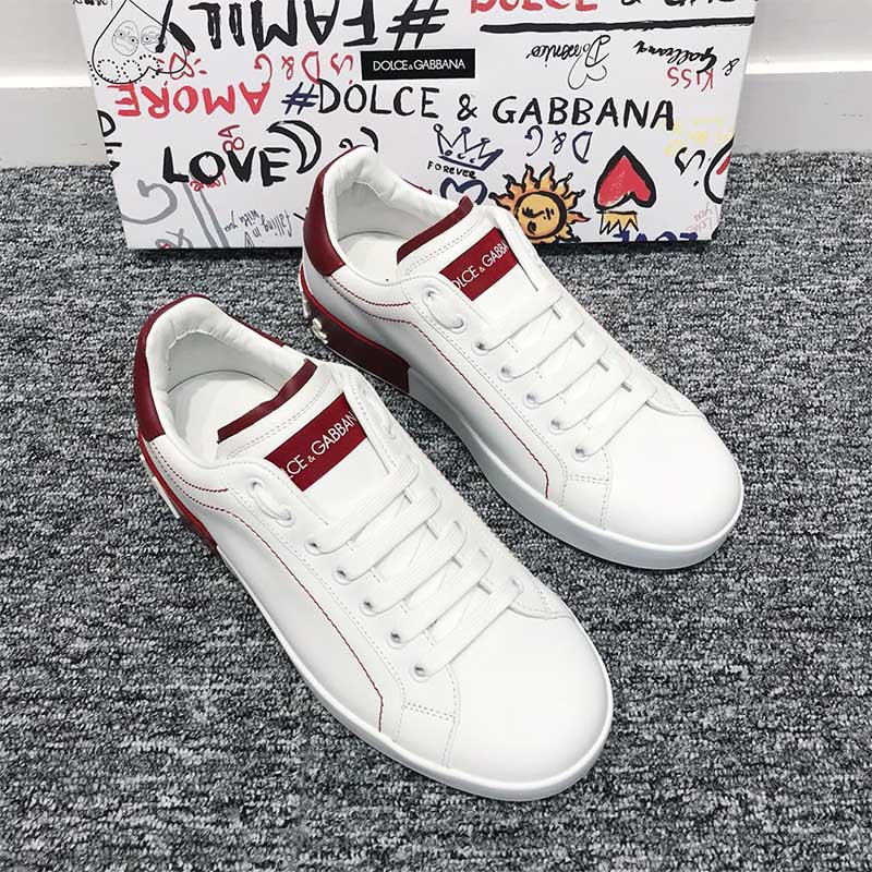 Dolce Gabbana D&G Women Shoes Zapatillas Portofino De Piel De Becerro Napa - Image 2