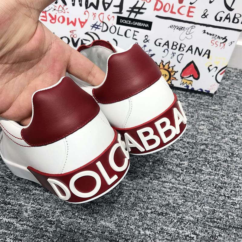 Dolce Gabbana D&G Women Shoes Zapatillas Portofino De Piel De Becerro Napa - Image 4