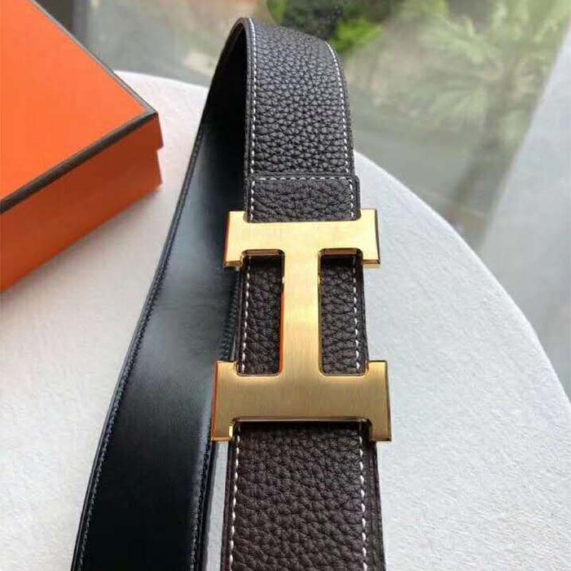 Hermes Men Quizz Buckle & Reversible Leather Strap 32 mm - Image 8