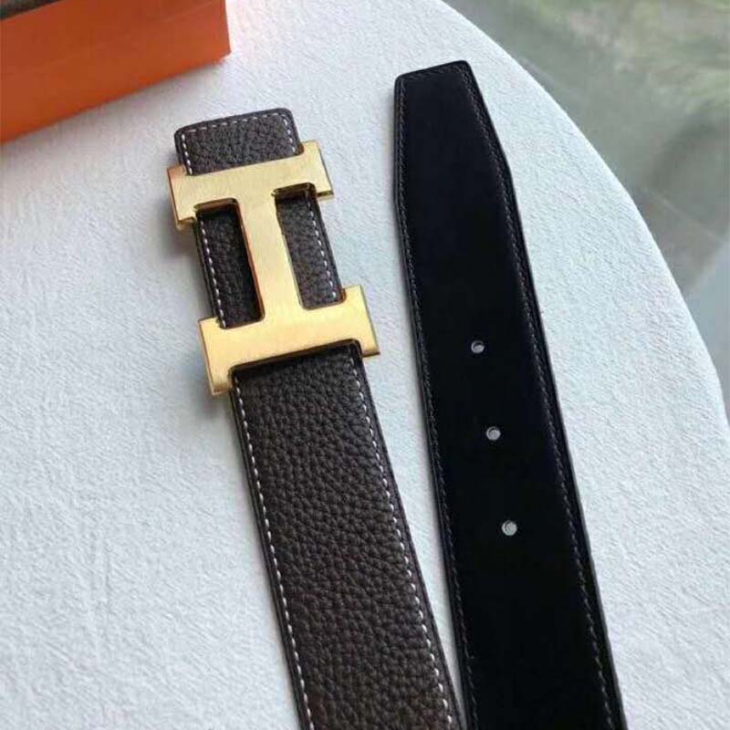 Hermes Men Quizz Buckle & Reversible Leather Strap 32 mm - Image 4