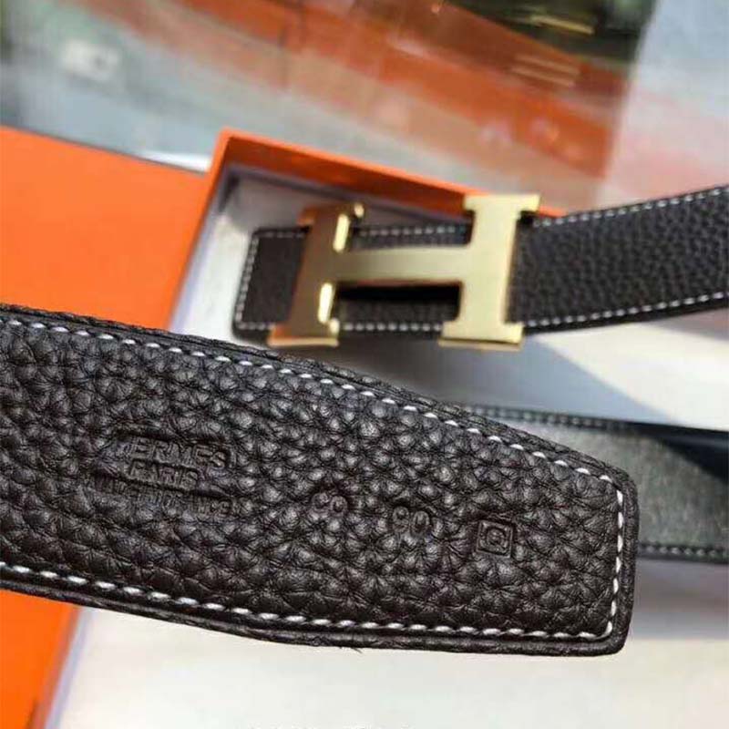 Hermes Men Quizz Buckle & Reversible Leather Strap 32 mm - Image 2