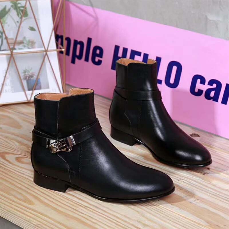 Hermes Women Shoes Neo Ankle Boot-Black - Image 5