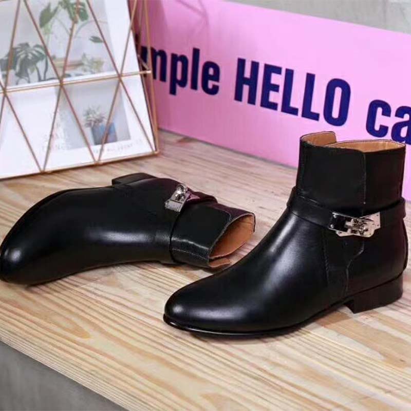 Hermes Women Shoes Neo Ankle Boot-Black - Image 3