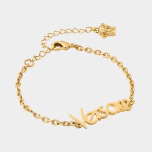 Versace Unisex Vintage Versace Logo Bracelet