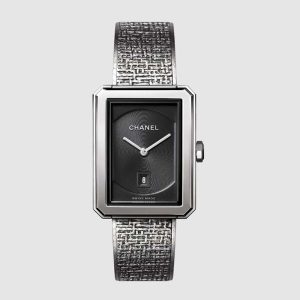 Chanel Women Boy·Friend Tweed Watch Quartz Movement H4878