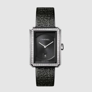 Chanel Women Boy·Friend Tweed Watch Quartz Movement H5315