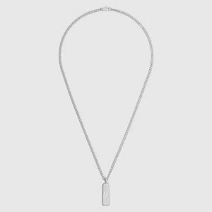 Gucci Unisex Diagonal Interlocking G Necklace-774055J84008106