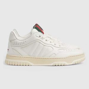 Gucci Unisex GG Re-Web Sneaker Script Interlocking G Low Heel 785728