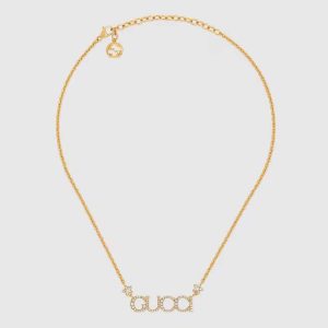 Gucci Women ‘Gucci’ Letter Necklace-774693J1D508031