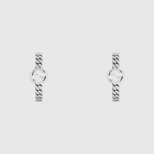 Gucci Women Interlocking G Hoop Earrings