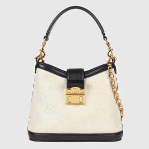 Gucci Women Jackie 1961 Mini Shoulder Bag Red Leather 637091