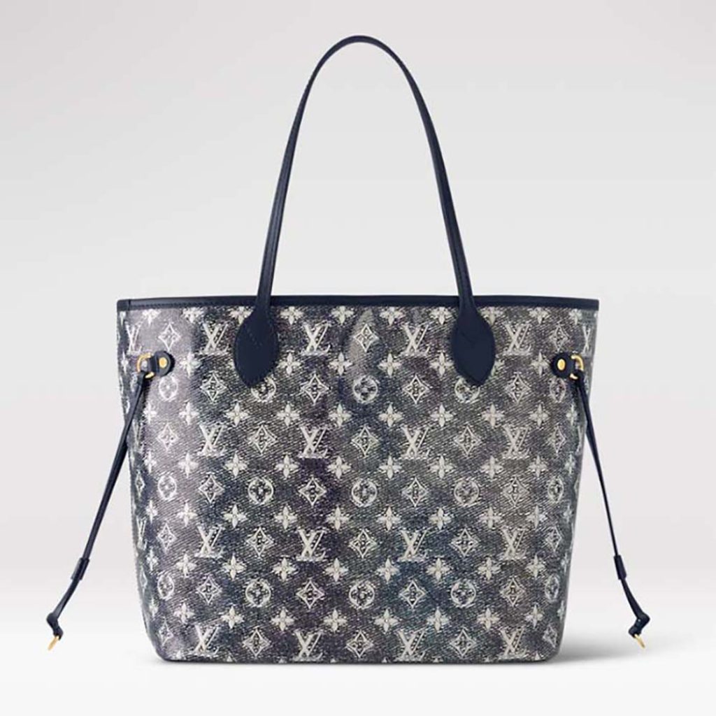 Louis Vuitton LV Unisex Neverfull MM Monogram Coated Canvas Cowhide Leather M22921