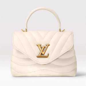 Louis Vuitton LV Women Hold Me Top-Handle Bag White Smooth Cowhide Leather M21797