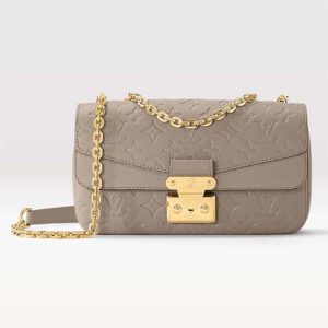 Louis Vuitton LV Women Marceau Dove Gray Embossed Grained Cowhide Leather M46199