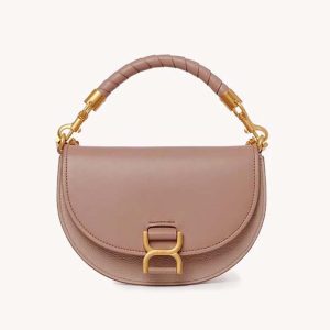 Chloé Women Marcie Chain Flap Bag-Sandy