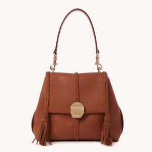 Chloe Women Penelope Small Soft Shoulder Bag-Brown