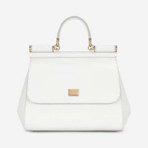 Dolce Gabbana D&G Women Medium Dauphine Leather Sicily Bag BB6002A10018H402