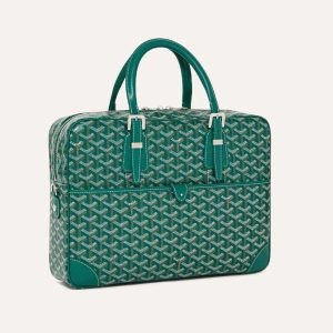 Goyard Women Ambassade MM Document Case-Green