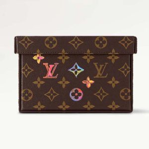 Louis Vuitton LV Unisex Monogram Color Box Brown Monogram Canvas GI0763