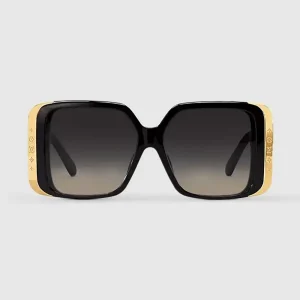 Louis Vuitton Unisex LV Moon Square Sunglasses-Black Z1664E