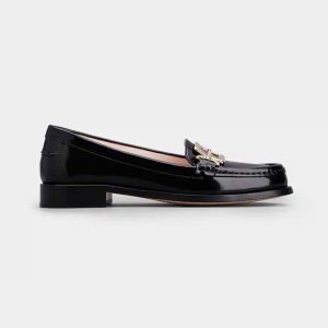 Roger Vivier Women Metal Buckle Morsetto Loafers in Patent Leather