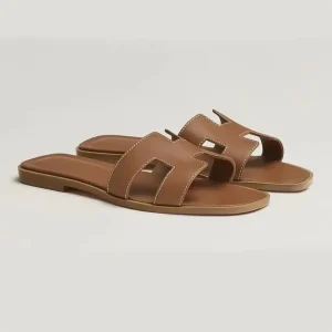 Hermes Women Oran Sandal-Brown H021056Z