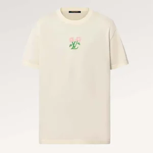 Louis Vuitton LV Women Short-Sleeved Cotton Knitted Crewneck Regular Fit 1AFRDI