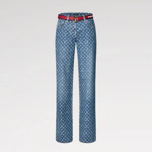 Louis Vuitton LV x AC Monogram Jeans in Denim 1AFYSY