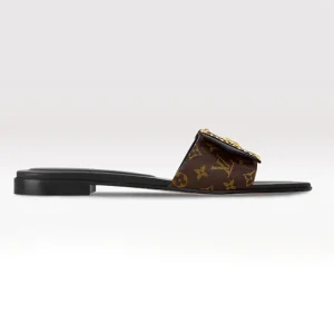 Louis Vuitton Women LV Frame Flat Mule Brown 1ACXGE