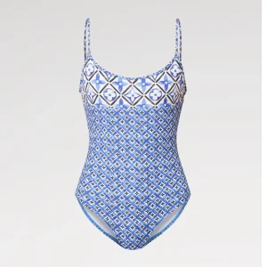 Louis Vuitton Women Monogram Flower Tile One-Piece Swimsuit