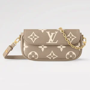 Louis Vuitton Women Wallet On Chain Ivy Bicolor Monogram Empreinte Leather