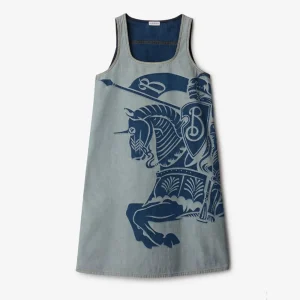 Burberry Women EKD Denim Dress in Denim Blue