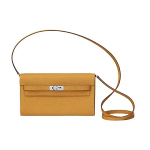 Hermes Women Kelly To Go in Epsom Leather-Gold/Silver