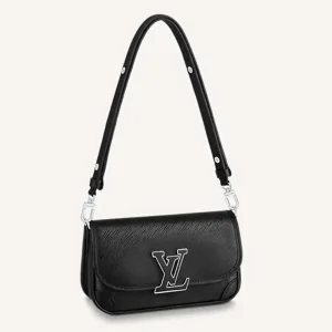 Louis Vuitton LV Women Buci Crossbody Black Epi Grained Smooth Cowhide Leather