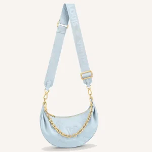 Louis Vuitton LV Women Over The Moon Blue Quilted Embroidered Smooth Calf Leather